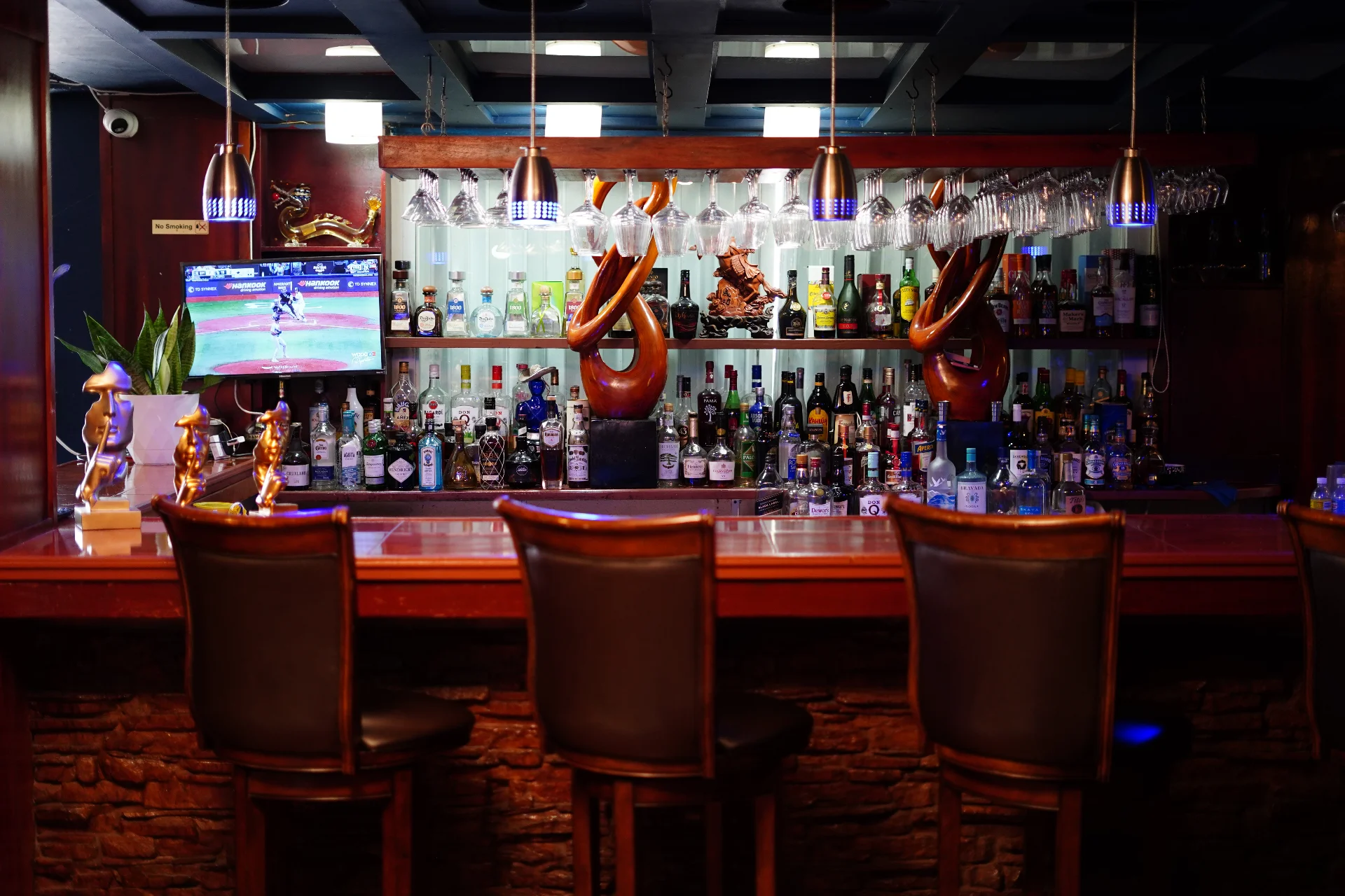 Bar elegante — Mar del Caribe Restaurant