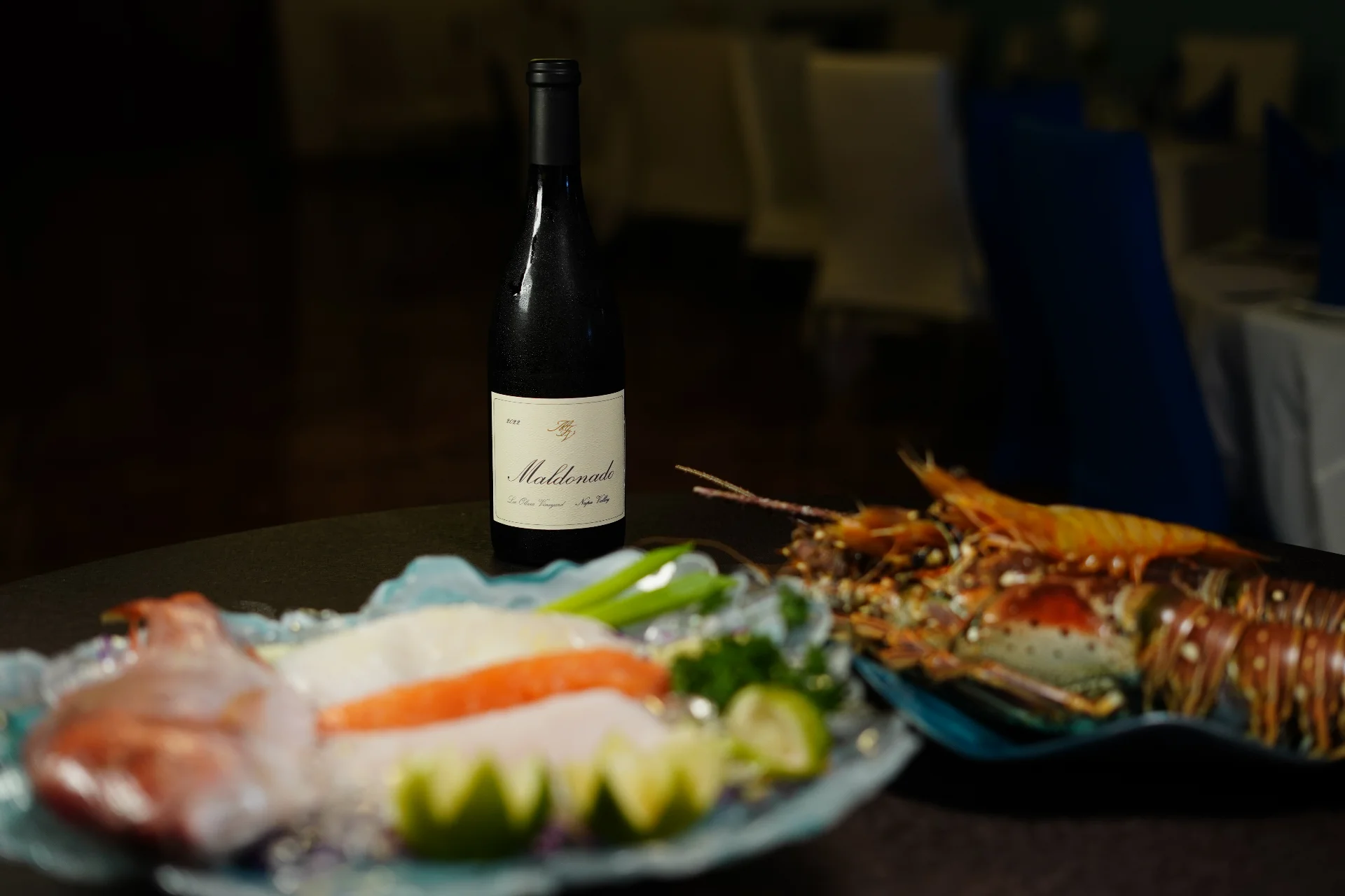 Una copa de vino — Mar del Caribe Restaurant